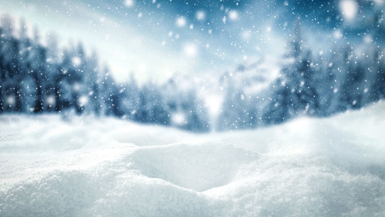 Winter,Background,Of,Snow,And,Frost,With,Free,Space,For