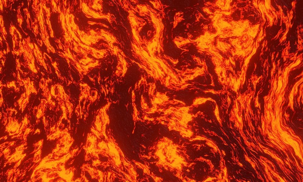 3d,Rendered,Abstract,Lava,Background.,Volcanic,Magma.