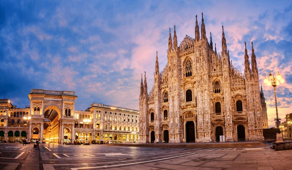 Milan,Cathedral,,Duomo,Di,Milano,,Italy,,One,Of,The,Largest