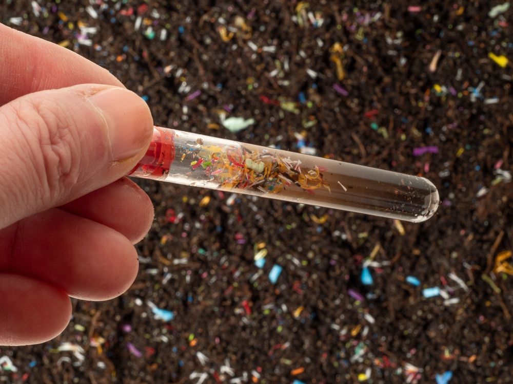 Microplastics,In,Soil,A,Test,Tube,With,Soil,Sample,-