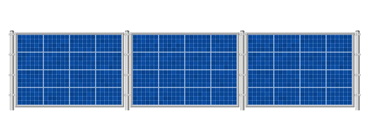 Solar,Fence.,Photovoltaic,Panels,For,Ecological,Electricity,Production.,Solar,Plates