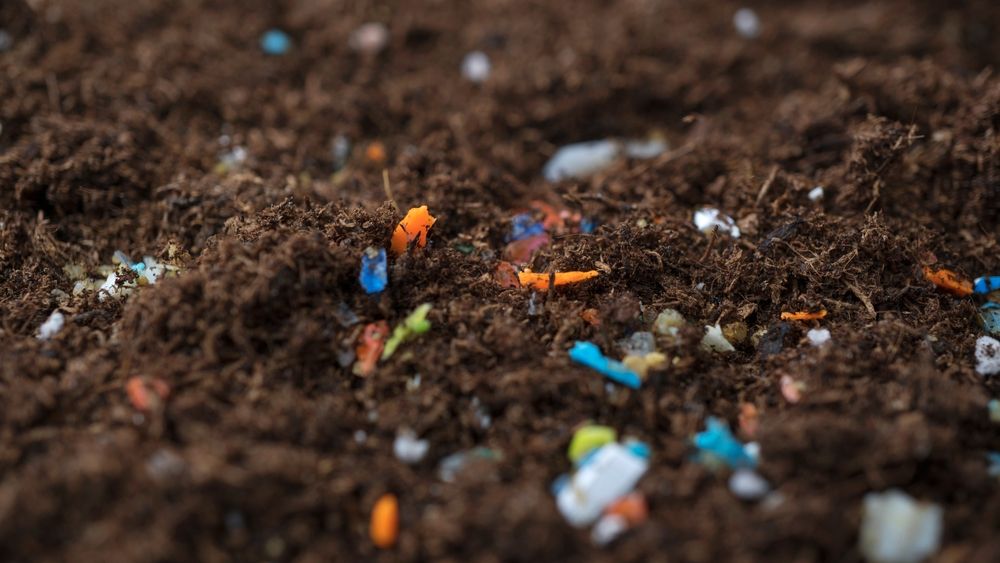 Microplastics,Inside,The,Soil.,Concept,Of,Global,Warming,And,Climate