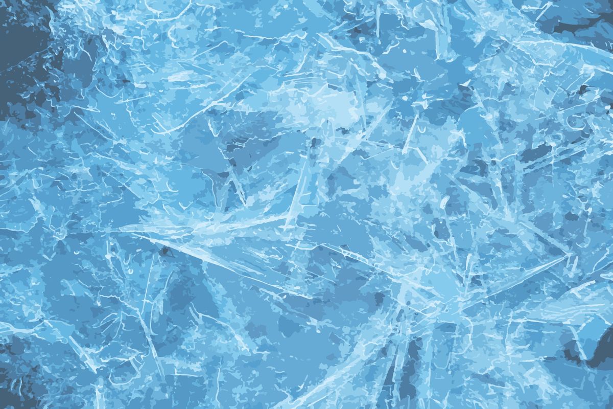 Realistic,Vector,Illustration,Of,An,Ice,Surface,Of,The,River.