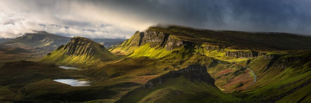 Breathtaking,Panoramic,View,Taken,At,The,Quiraing,On,The,Isle