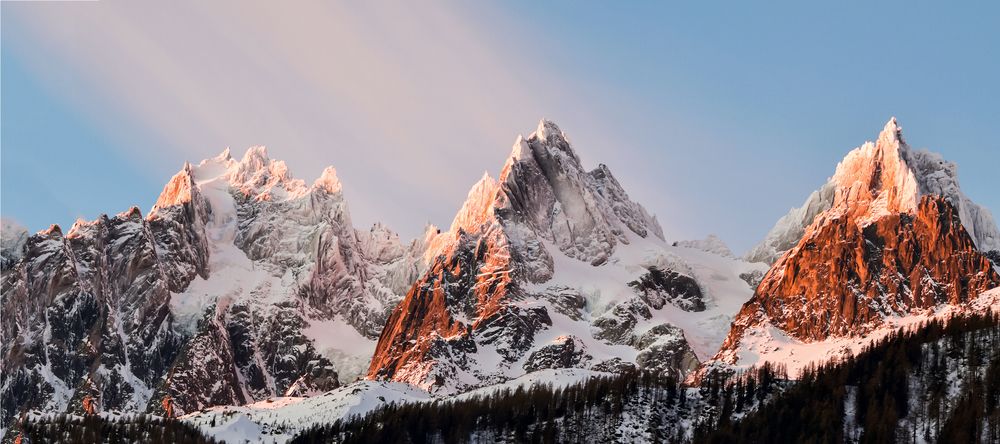 3,Mountain,Peak,Snow,In,Winter,Alp,Landscape