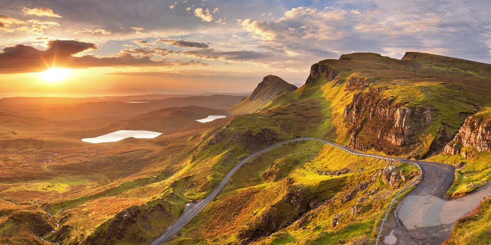 Sunrise,Over,The,Quiraing,On,The,Isle,Of,Skye,In