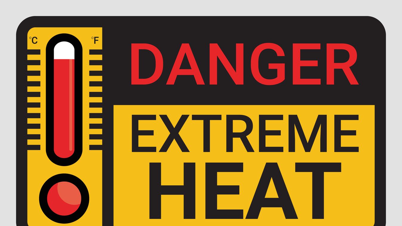 Vector,High,Temperature,Warning,Square,Sign.,Extreme,Hot,Thermometer,Temperature
