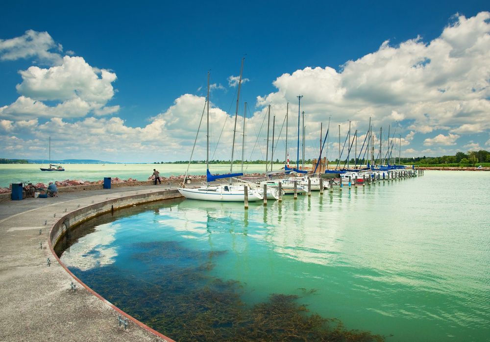 Lake,Balaton,At,Summer,,Hungary