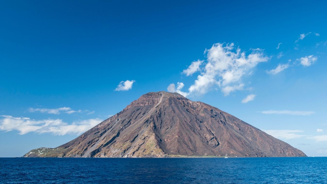 The,Volcanic,Island,Of,Stromboli,,One,Of,The,Aeolian,Islands,