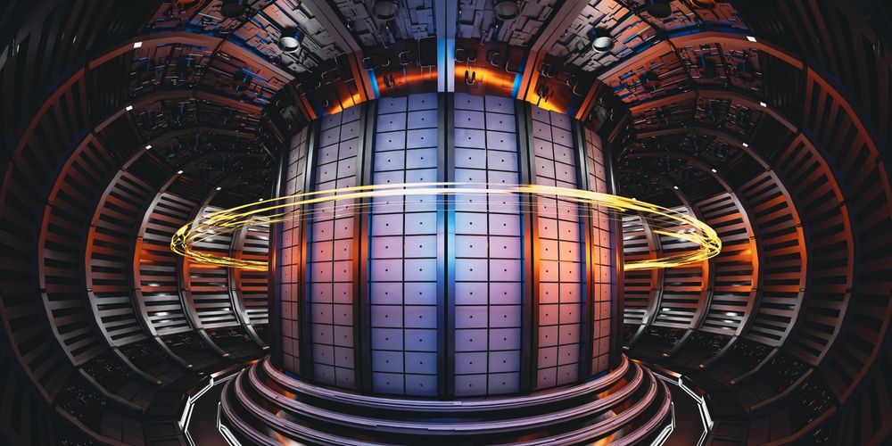 Nuclear,Fusion,Reactor,Tokamak,Concept,Background,,3d,Rendering