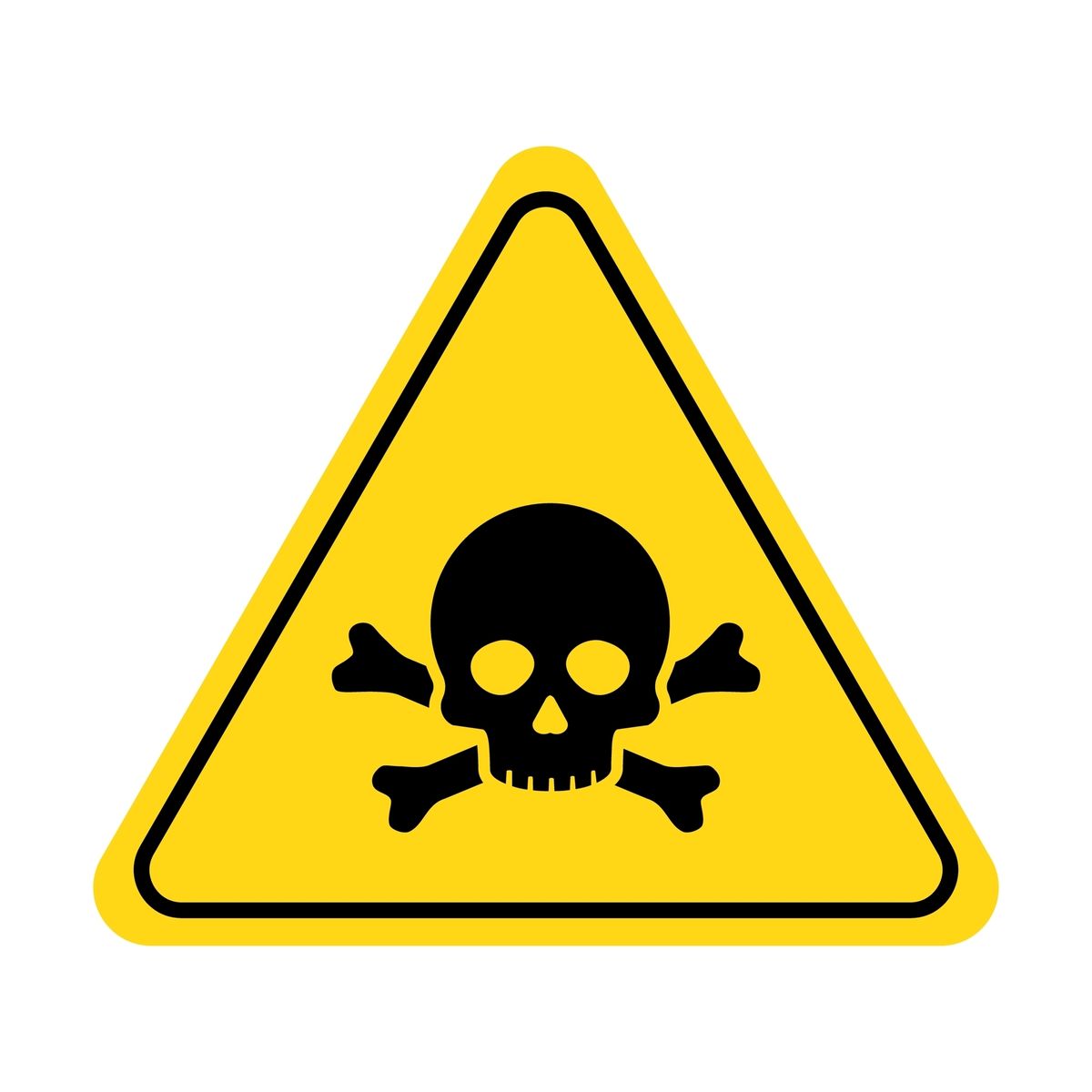 Danger,,Toxic,Sign,Skull,Icon.,Warning,Skull,Symbol.,Death,Attention,