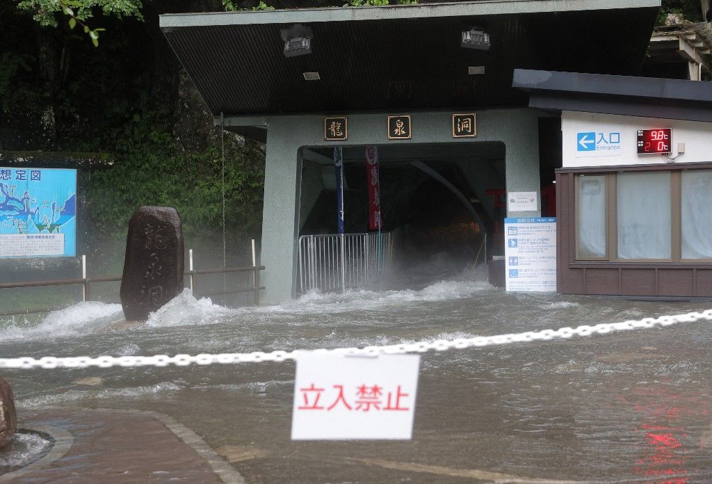 Typhoon Maria hits Tohoku Region, Japan