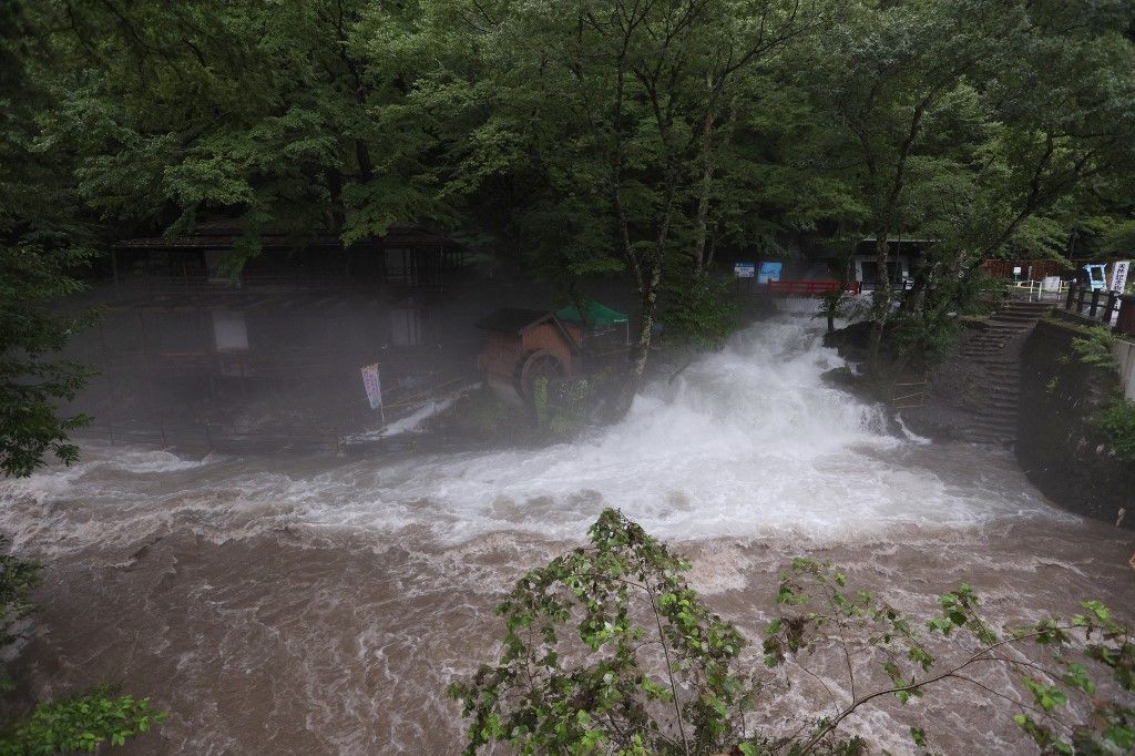 Typhoon Maria hits Tohoku Region, Japan