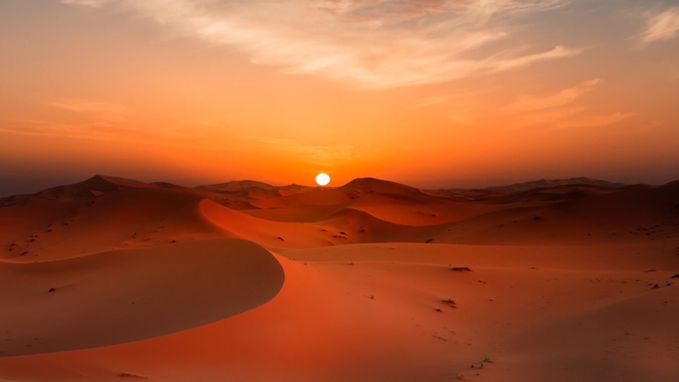 Sand,Dunes,In,The,Sahara,Desert,At,Amazing,Sunrise,,Merzouga,