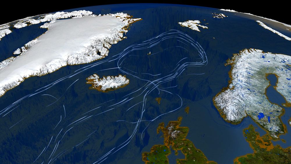 Gulf,Stream.,North,Atlantic,Drift.,System,Of,Warm,Currents,In