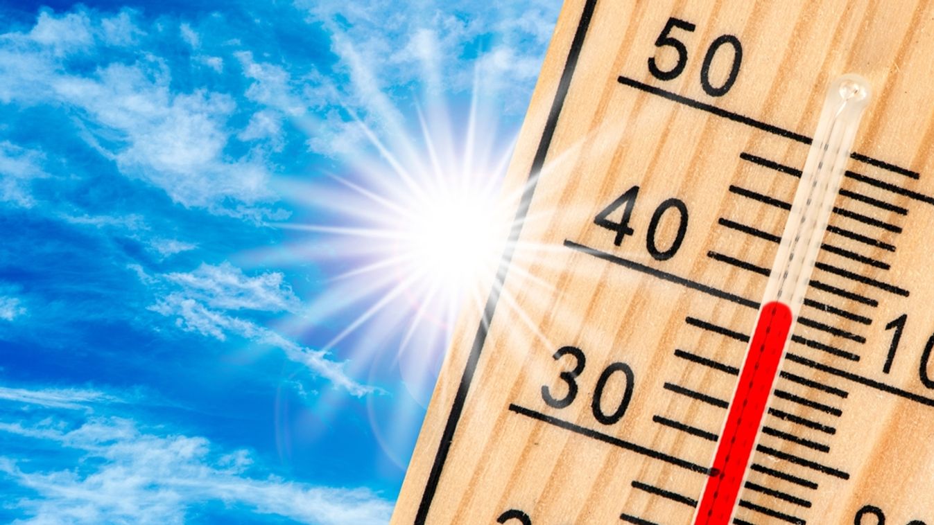 Thermometer,Shows,High,Temperature,In,Summer,Heat,With,Dryness,And