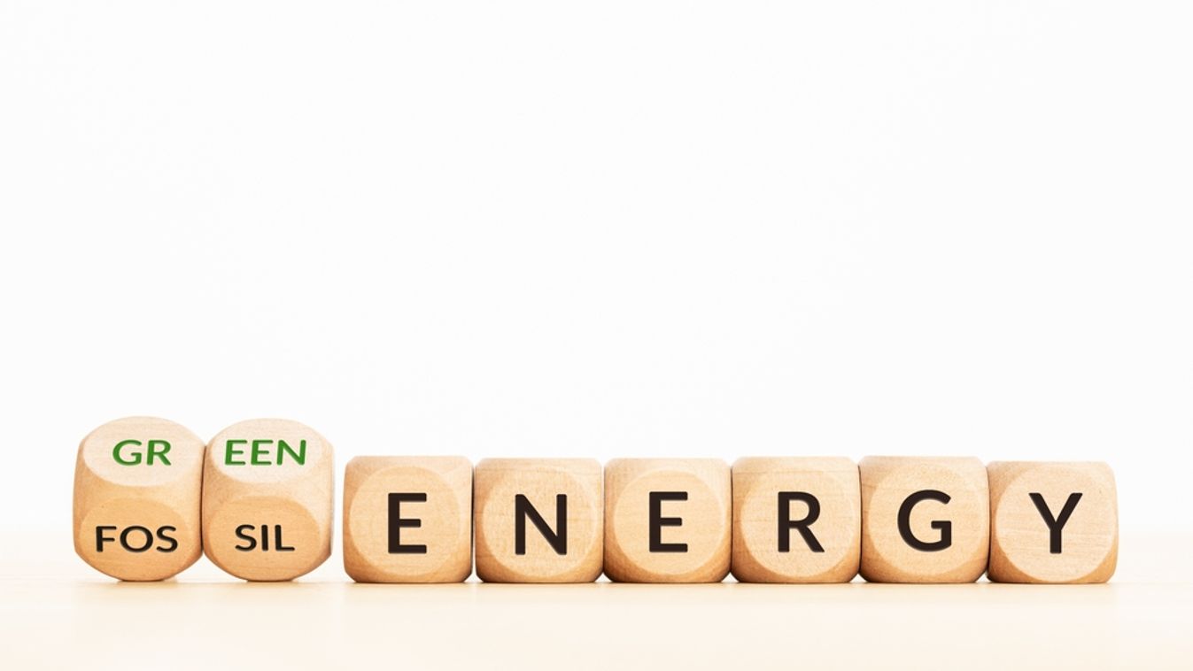 Change,From,Fossil,Energy,To,Green,Energy,Concept.,Text,On