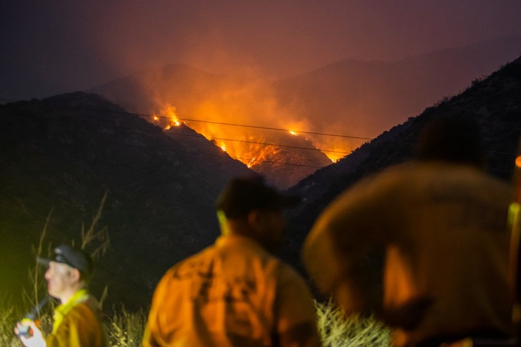 The Line Fire Continues To Grow In San Bernardino County, California