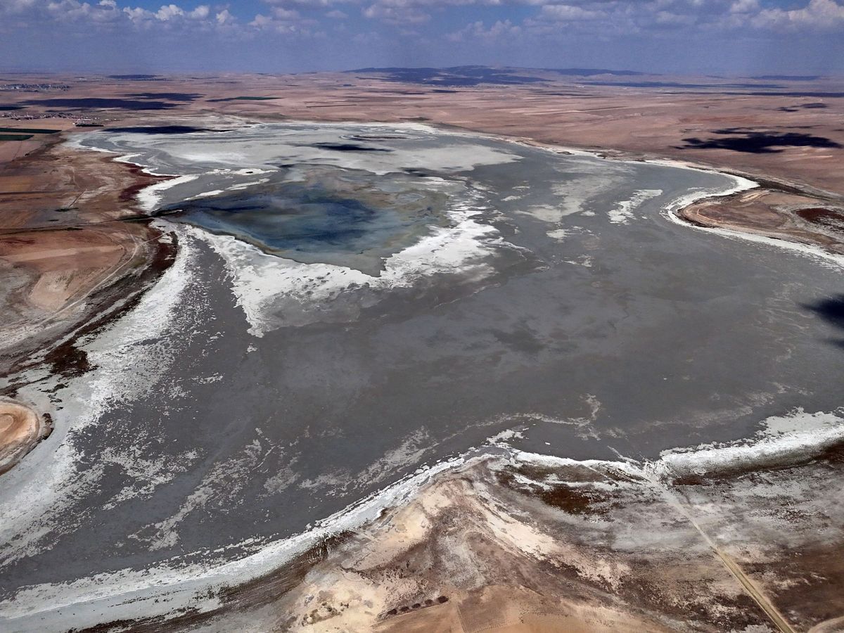 T?RKIYE-KONYA-LAKE KULU-DRYING UP