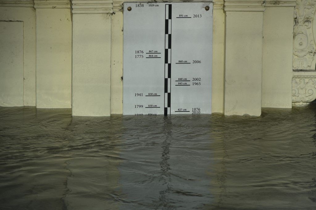 Flooding Of The Danube In Budapest, Hungary