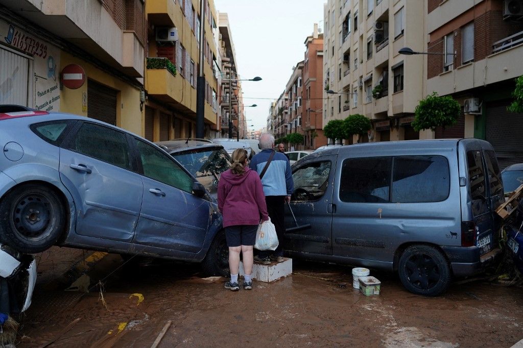 valencia esőzés pusztítás