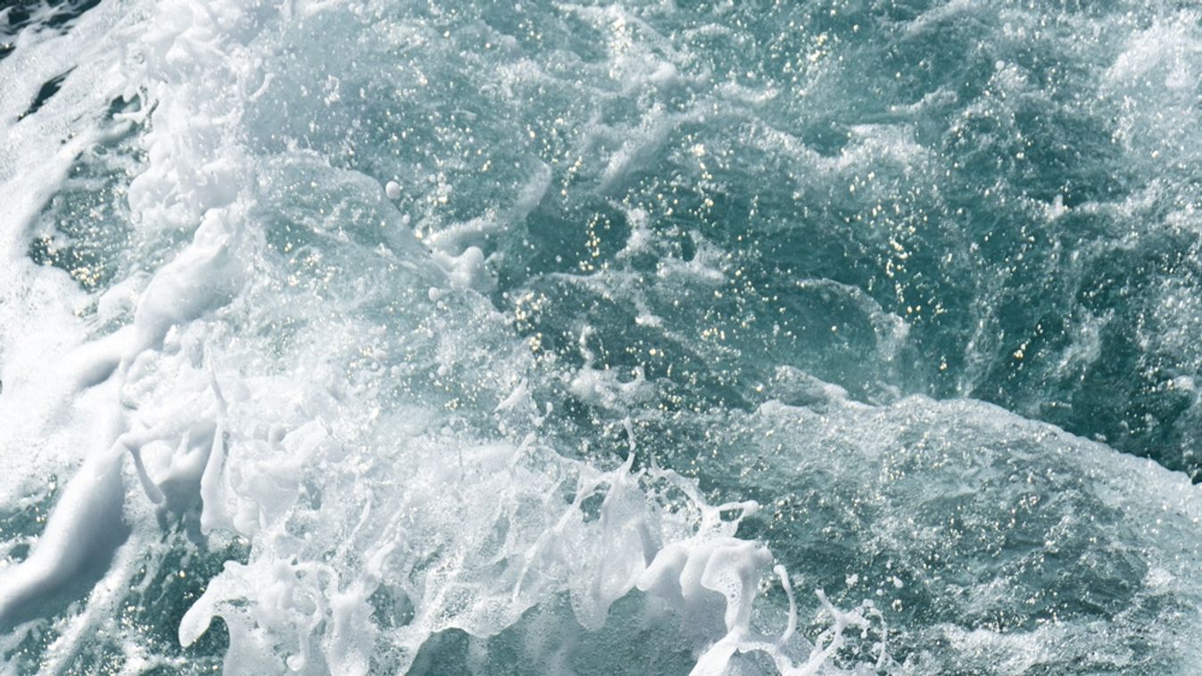 Close,Up,Of,Beautiful,Blue,And,White,Sea,Water