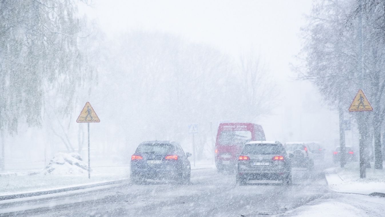 Severe,Snowstorm,In,The,City