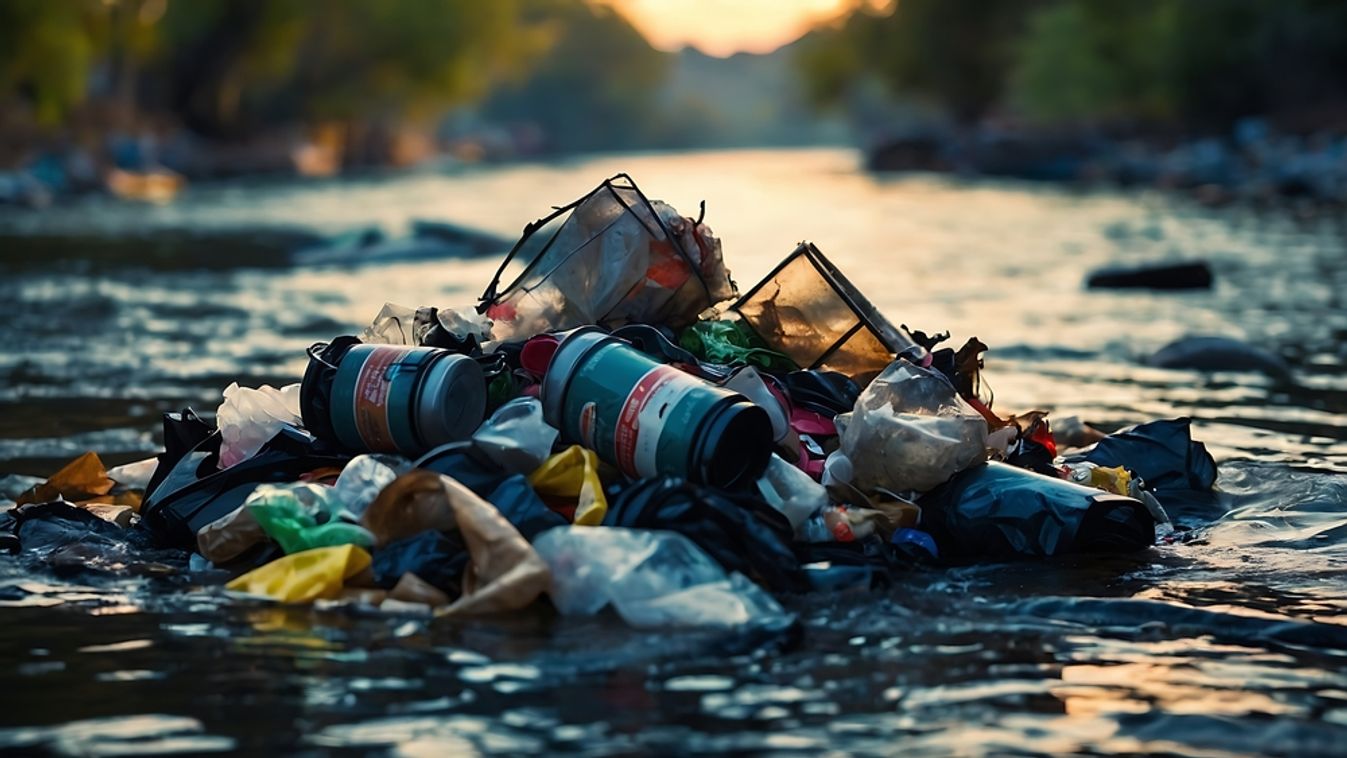 Garbage,In,Polluted,Rivers,Photo