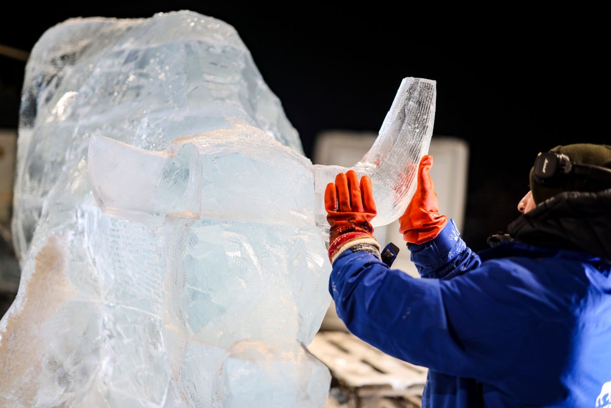 Ice and snow sculpture exhibition