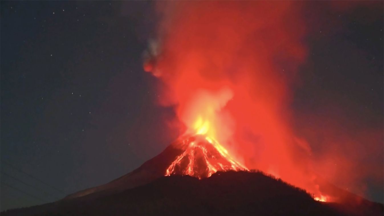 INDONESIA-EAST NUSA TENGGARA-MOUNT LEWOTOBI LAKI-LAKI-ERUPTION