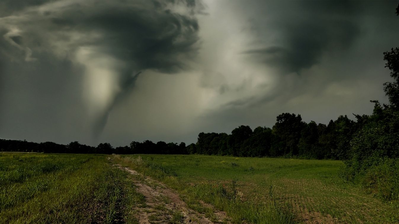 Rural,Landscape,Of,Po,Valley,Countryside,With,A,Dramatic,Tornado