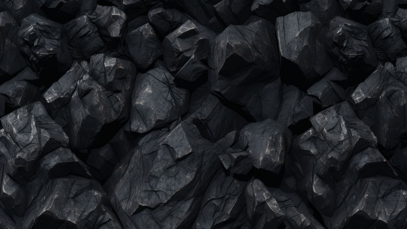 Processed,Collage,Of,Industrial,Pea,Coal,Surface,Texture.,Background,For