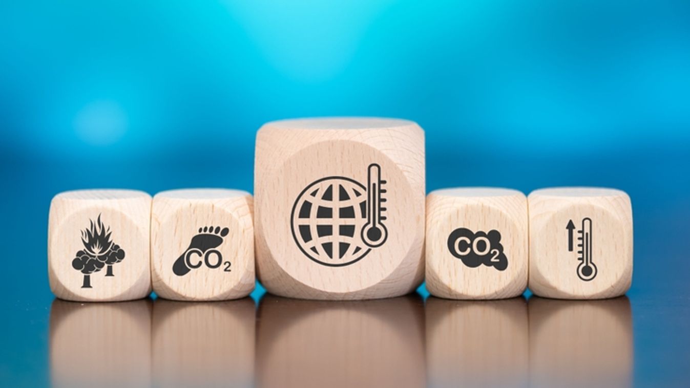 Wooden,Blocks,With,Symbol,Of,Global,Warming,Concept,On,Blue