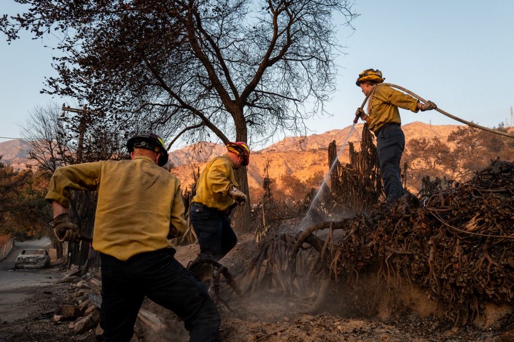 Powerful Winds Fuel Multiple Fires Across Los Angeles Area