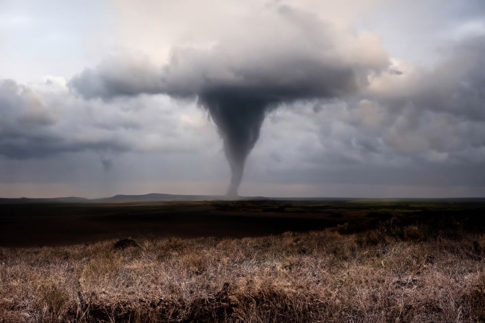 tornádó a pusztaságban