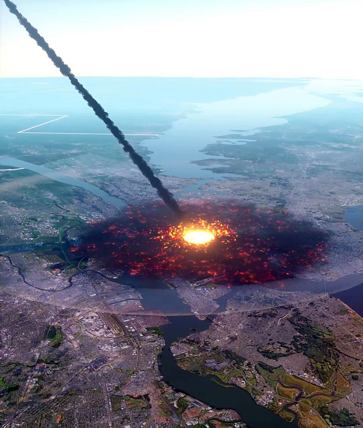 Chilling video shows what might happen if asteroid hits Earth in 2032