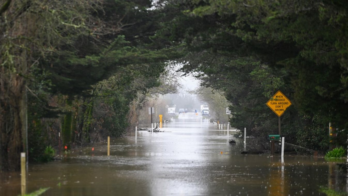 Atmospheric river storm in Northern California