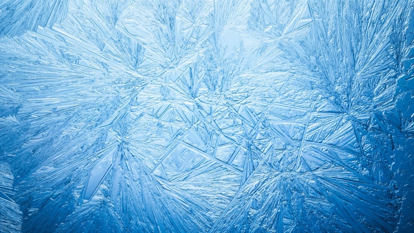 Snowflake,Frost,Patterns,On,Glass.,Vivid,Ice,Crystal,Textures,On