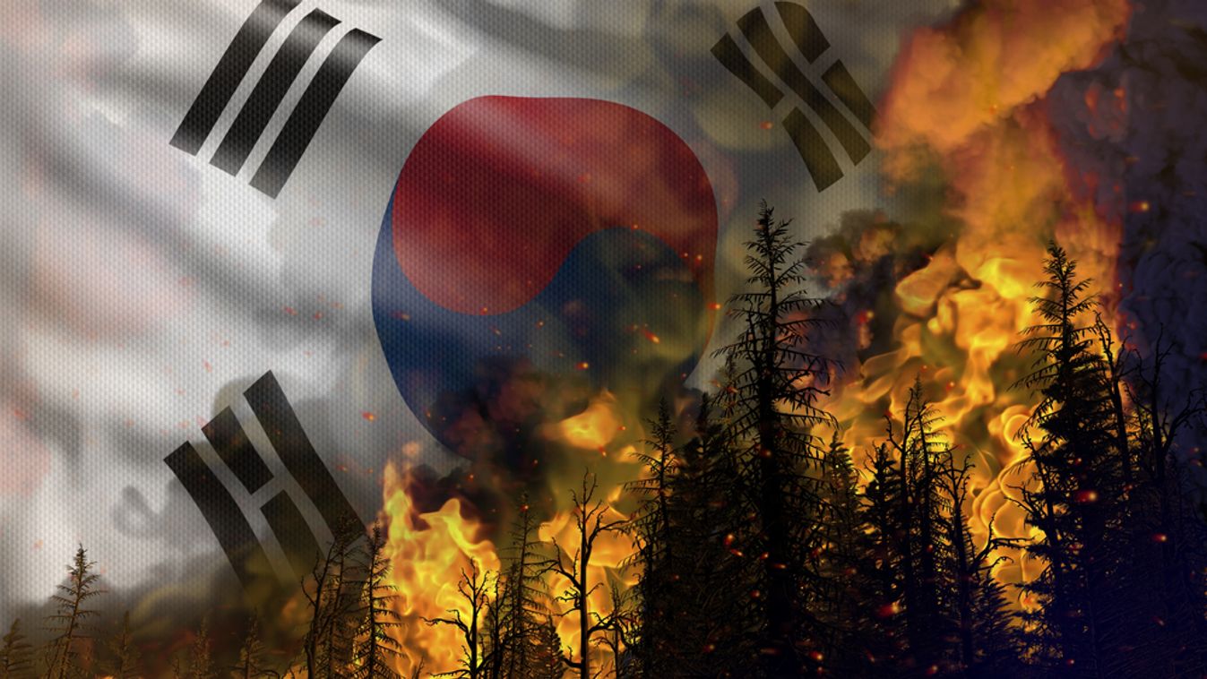 Egyre nagyobb és erősebb tűz emészti Dél-Koreát 