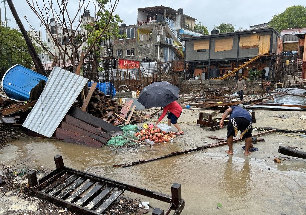Puerto Escondido szenvedte el a legnagyobb károkat