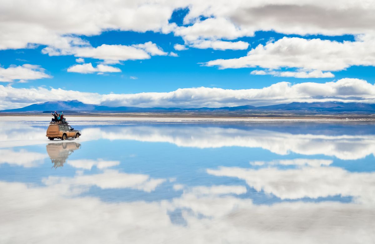 A Salar de Uyuni tükörhatása