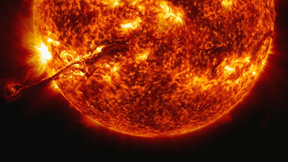 Erős mágneses vihar tart a Föld felé (illusztráció)