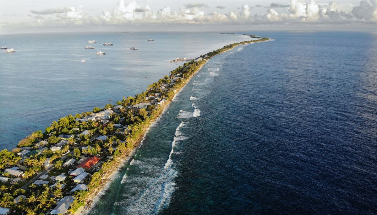 Tuvalu, ami süllyed a klímaváltozás miatt