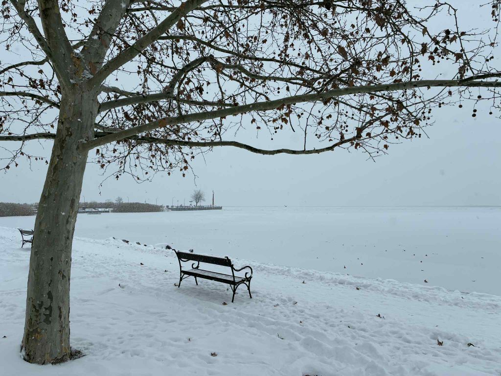Befagyott Balaton Balatonalmádi 2026.01.