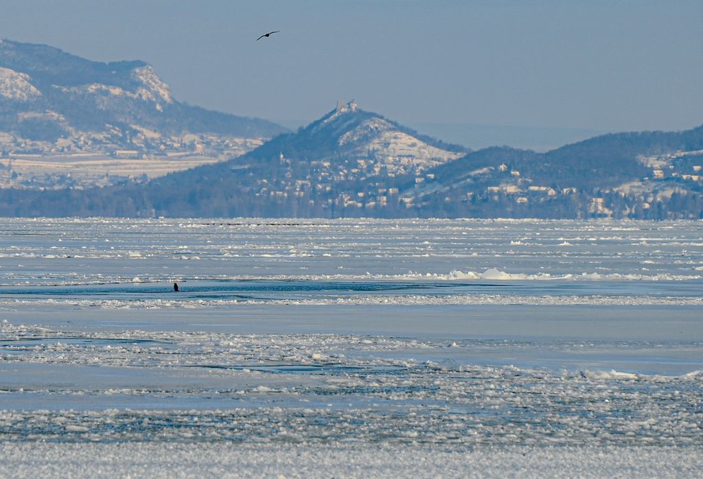 Befagyott Balaton 2026. januárjában