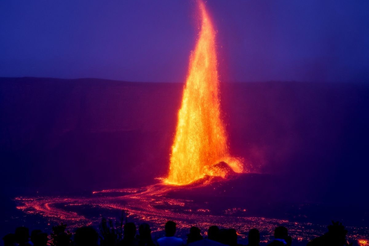 Kitört a Kilauea vulkán (Nem idei kép)