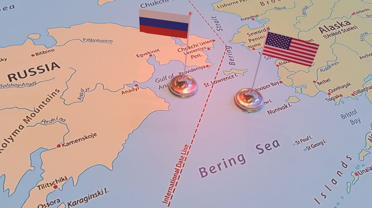 Az Oroszország és az USA között elterülő Bering-szoros lenne az óriásgát helyszíne