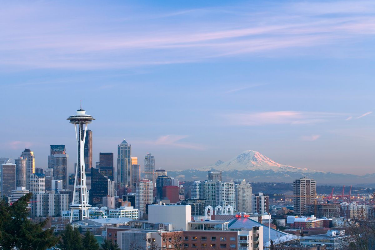 A Mount Rainier az egyik legveszélyesebb aktív vulkán.