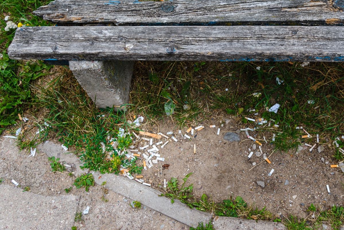 A cigarettacsikk az egyik leggyakoribb műanyaghulladék