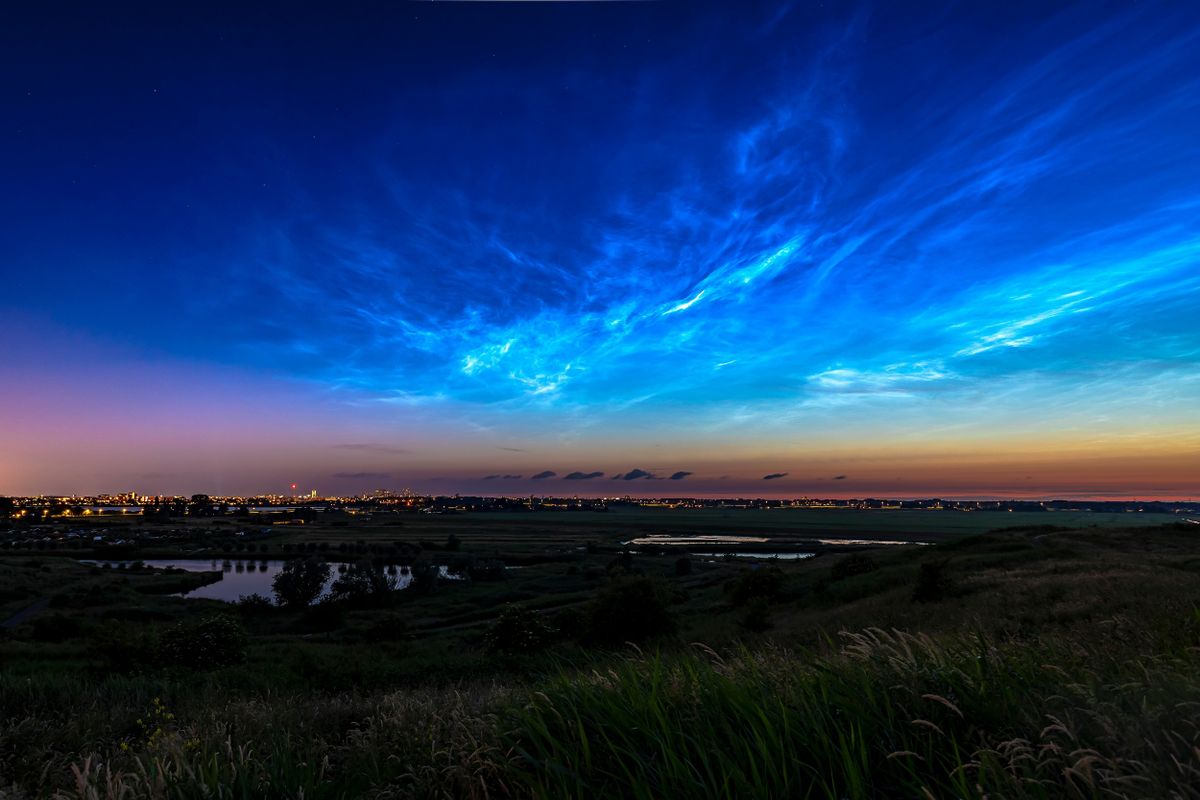 Magyarországon is lehet látni noctilucens felhőket